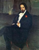 Kustodiev, Boris - Portrait of the Painter Ivan Bilibin